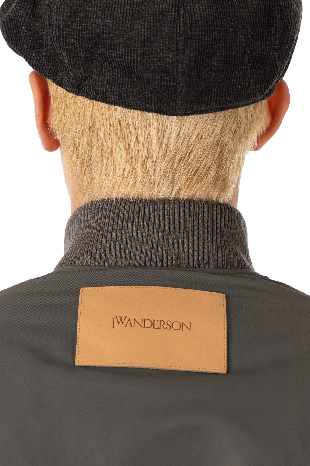JW Anderson - Oversized Curved Hem Bomber Jacket - Steel